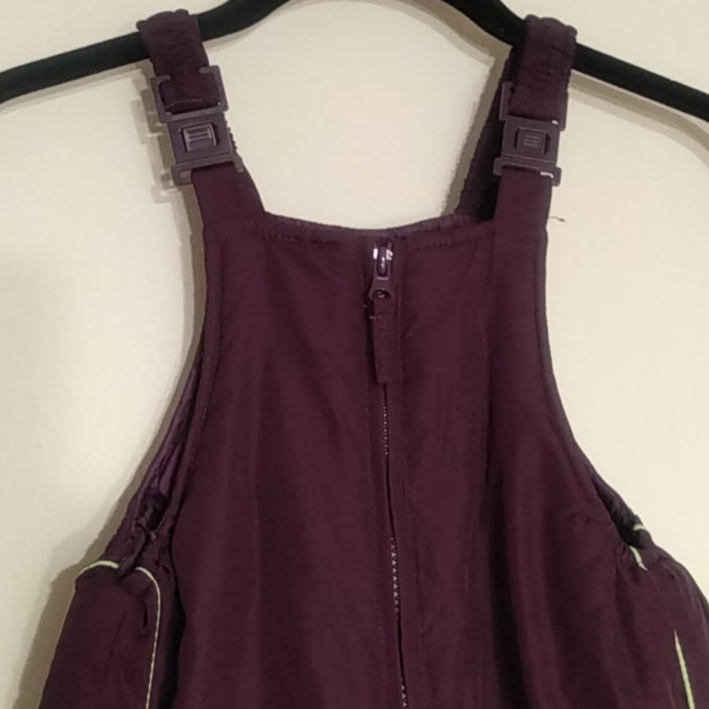 Girls Purple Snowsuit Outwear | Size: M(5-6) - Picture 4 of 9
